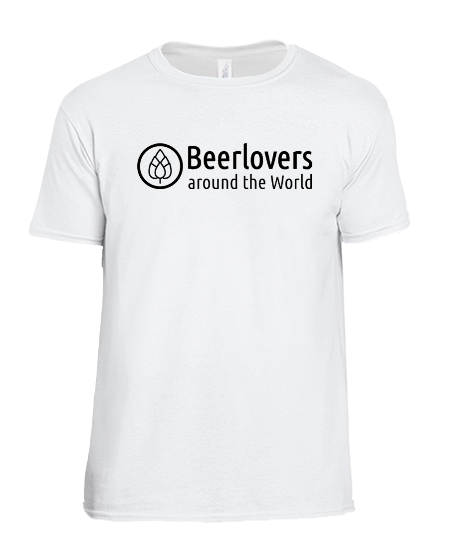 T-Shirt Beerlovers Logo [weiß]