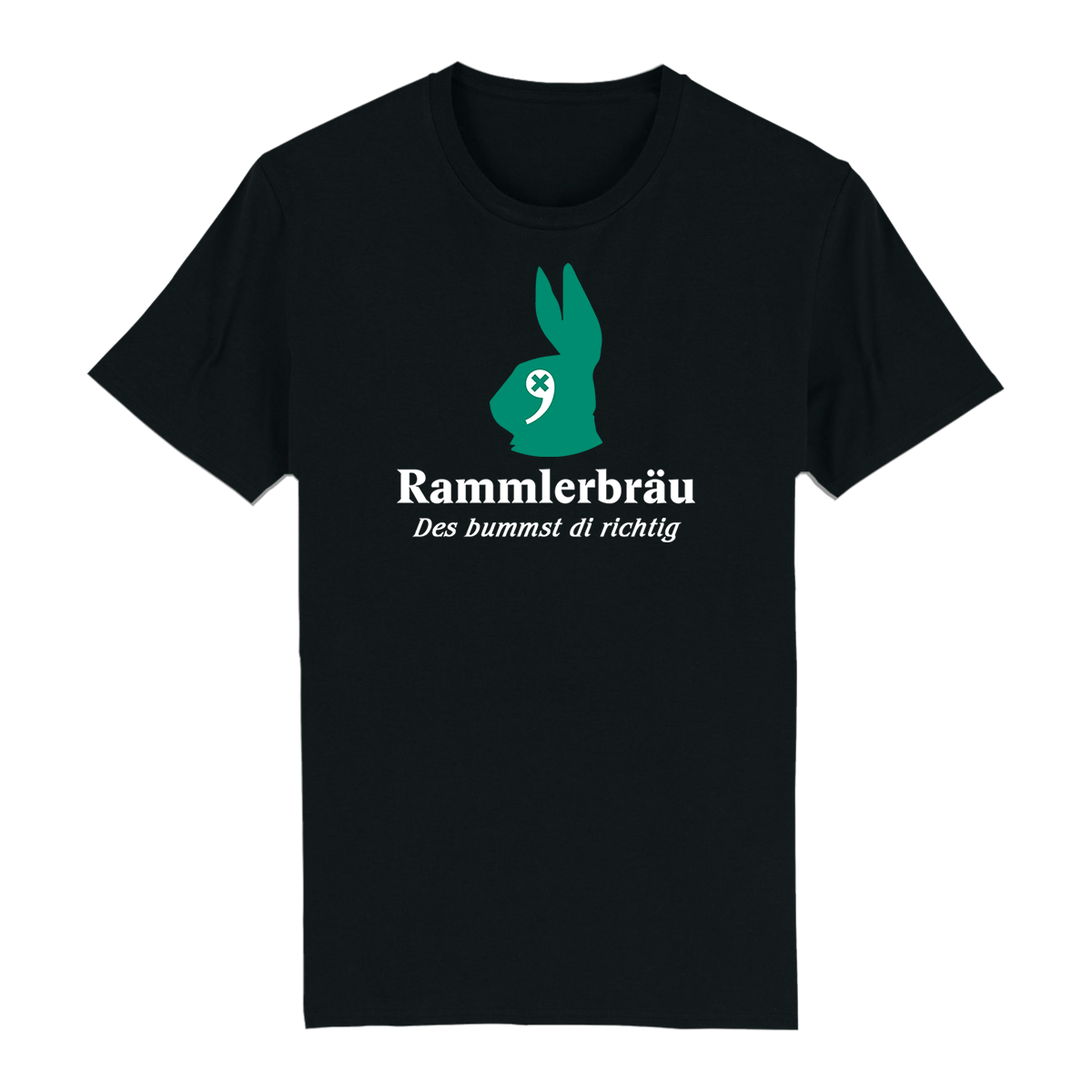 Rammlerbräu T-Shirt "Des bummst di richtig" [schwarz]