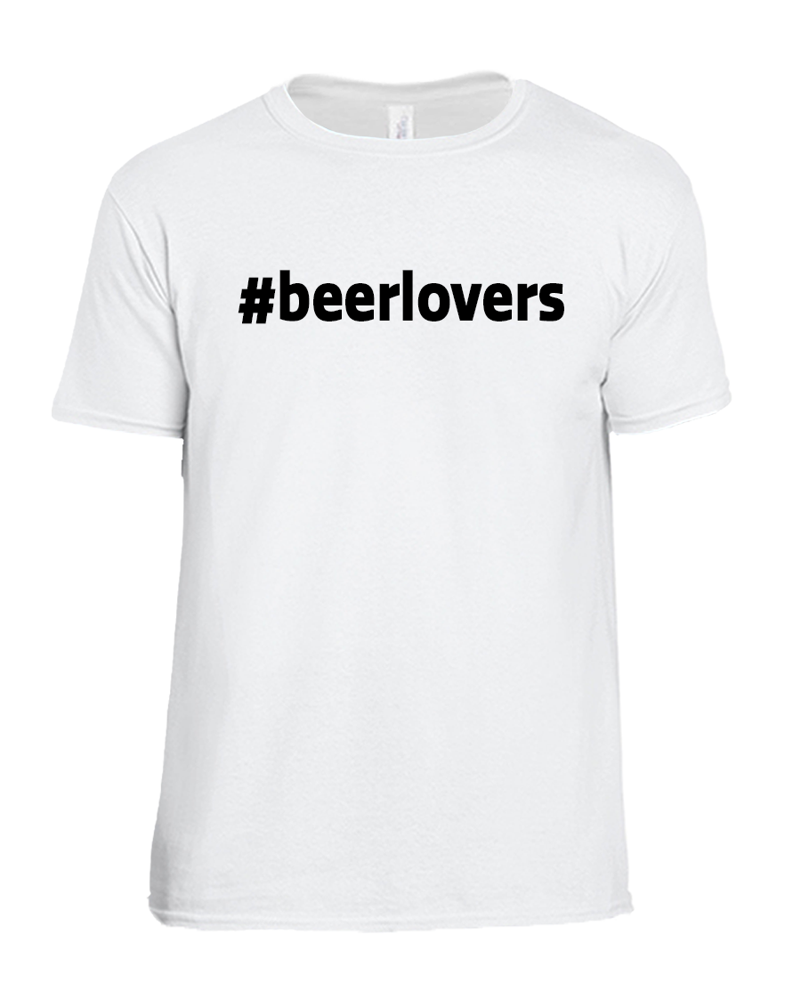 T-Shirt #beerlovers [weiß]