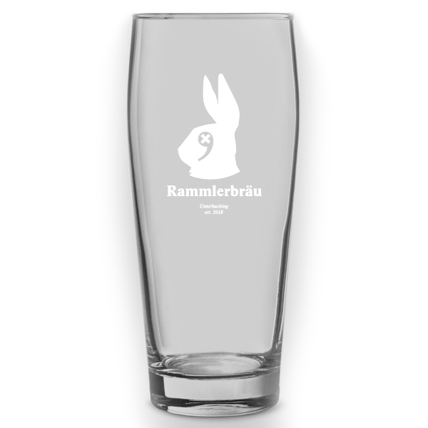 Rammlerbräu Bierglas