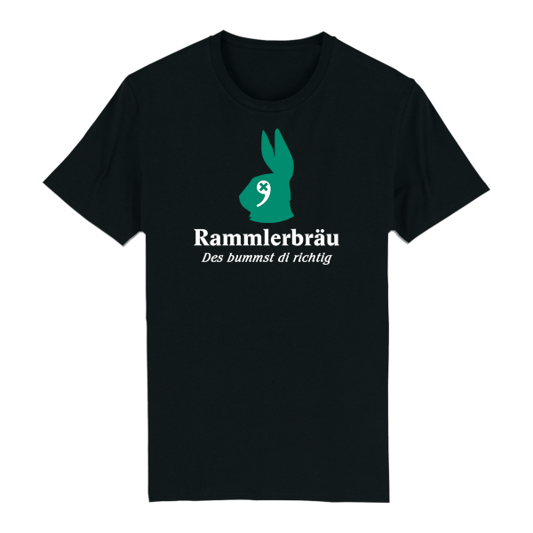 Rammlerbräu T-Shirt "Des bummst di richtig" [schwarz]